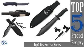 Top 5 Best Survival Knives You Can Buy on Amazon | Survival Knives Review