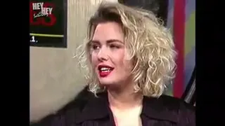 kim on australian tv 1988