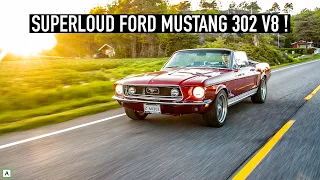 STRAIGHT PIPED Ford Mustang 302 POV Drive! RAW V8 Sound!