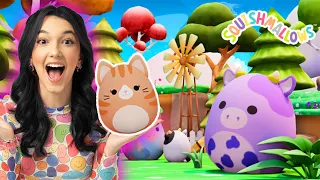 ENTRAMOS NO MUNDO DOS SQUISHMALLOWS NO ROBLOX | Família Luluca