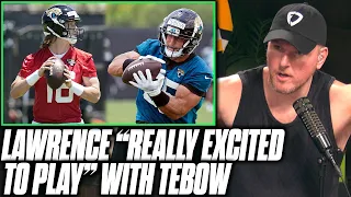 Pat McAfee Reacts: Trevor Lawrence "Really Excited To Play" With Tim Tebow