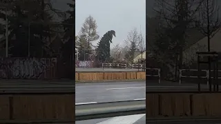 Godzilla caught on camera in Poland #shorts