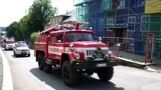 Feuerwehrhochzeit Zil 131 TLF 24 Пожарные ЗиЛ-131 АЦ-40