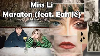 Miss Li - Maraton (feat Eah Jé) LYRICS VIDEO