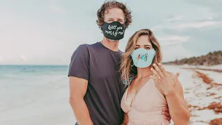 Ryan + Heather | Surprise Proposal Photoshoot in Tulum With Flytographer