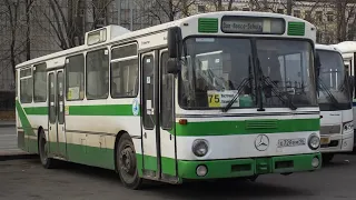 поездка на автобусе Mercedes Benz O305 ( 1985 г.в ), х728ем96, маршрут 75 ( г. Екатеринбург )