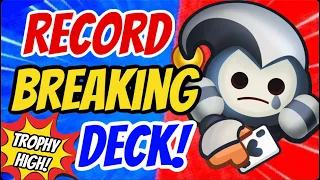 MY ALL TIME TROPHY RECORD!! THIS IS THE DECK!! | In Rush Royale!