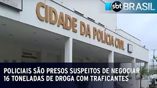 RJ: Policiais são presos suspeitos de vender droga apreendida | SBT Brasil (19/10/23)