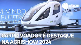 Carro voador elétrico chinês é destaque na Agrishow