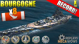 Bourgogne 8 Kills & 194k Damage | World of Warships Gameplay 4k