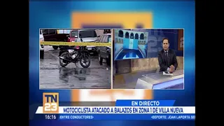 Pierde la vida un motociclista en zona 1 de Villa Nueva