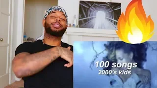 100 Songs That 2000's Kids Grew Up With | Reaction