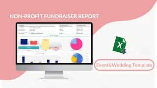 Non-Profit Fundraiser Report Excel Template