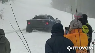 Really Monte-Carlo historique 2022/  dérives de neige/Ралли Монте-Карло ретро авто 2022 снежный этап