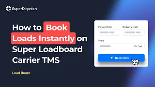 Book Loads Instantly on Super Loadboard