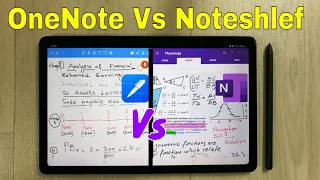 Best Android Note Taking app? | Microsoft OneNote vs Noteshelf (Tab S6 Lite)