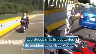 Otros impactantes accidentes captados en video en la México-Cuernavaca