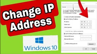 How to change IP address on windows 10 || Change IP Address