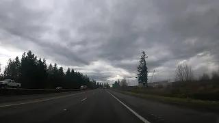 Driving from Centralia to Kelso, Washington