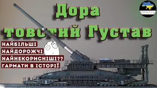 Чи були ефективними найбільші гармати в історії? Вундеваффе Гітлера - "Дора", "Товстий Густав".