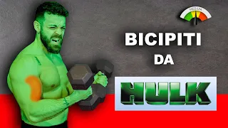 BICIPITI DA HULK CON 2 ESERCIZI - allenamento completo