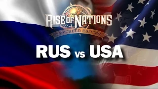 RUSSIA vs USA (Rise of Nations Extended Edition gameplay TOUGHEST)