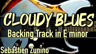 Cloudy Blues Backing Track in E minor | SZBT 971