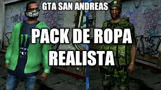 buen pack de ropa para GTA San Andreas android