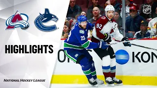 NHL Highlights | Avalanche @ Canucks 03/06/20