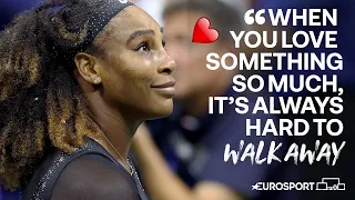 Serena's Emotional Interview After Round 1 Victory | 2022 US Open | Eurosport Tennis