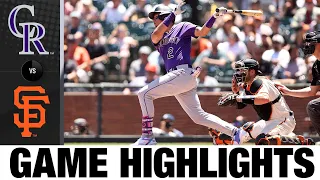 Rockies vs. Giants Game Highlights (6/9/22) | MLB Highlights