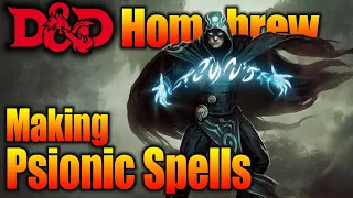 D&D Psionic Spells: Top 10 5E D&D Beyond Homebrew