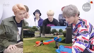 BTS REACTION "Try Not to Laugh Challenge: Funny Kids Fails Funny Videos 2018" 방탄소년단