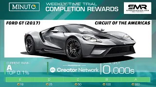 FORD GT (2017) - CIRCUIT OF THE AMERICAS - Weekly Time Trial - Group A