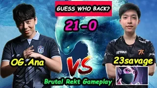 Guess Who Back !! | ANA [Morphling] TI Winner Brutal Rekt vs 23savage Dota 2 pro Gameplay