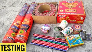 Testing Different types of firecrackers 2019 ||CY