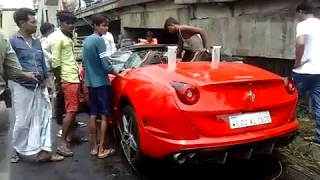 Ferrari's accident at Howrah Salap Highway