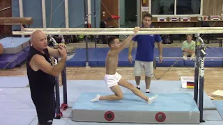 EUROPEAN GYMNASTICS MAG JUNIOR TRAINING CAMP THESSALONIKI 2021 - PARALLEL BARRS part one