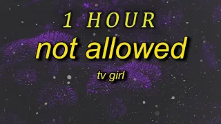 TV Girl - Not Allowed (Lyrics) | we wanna talk about but were not allowed | 1 hour