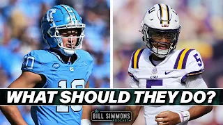 Should the Patriots Take a QB at No. 3? | The Bill Simmons Podcast