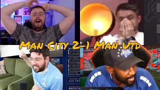 MAN UTD & MAN CITY FAN CRAZY REACTION TO FA CUP FINAL! MAN CITY 2-1 MAN UTD