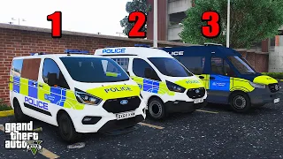 The 3 Most Common UK Police Vans in GTA 5 (GTA 5 LSPDFR Mod)