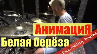 АнимациЯ "Белая берёза" (Recording Drums)