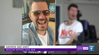 Andy Grammer shares special bond with man who dreams of walking