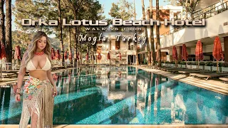 Orka Lotus Beach Hotel Marmaris ,Mogla, Turkey, Walking Tour 2022