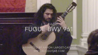 Bach Fugue • Aaron Larget-Caplan