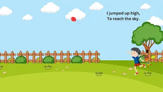 My red balloon rhyme |minikidzhub|