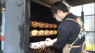 하루에 30마리만 파는 장작구이!? 고소하고 맛있는 누릉지 장작구이, 계림원! Korean Nureungji wood-grilled chicken/Korean street food