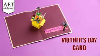 How to Make a Pop Up Mother's Day Card | Handmade Mothers Day Card Making | Mother's Day Card