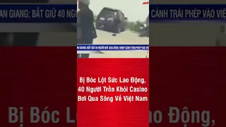 Bị Bóc Lột Sức Lao Động, 40 Người Trốn Khỏi Casino Bơi Qua Sông Về Việt Nam | ANTV #shorts